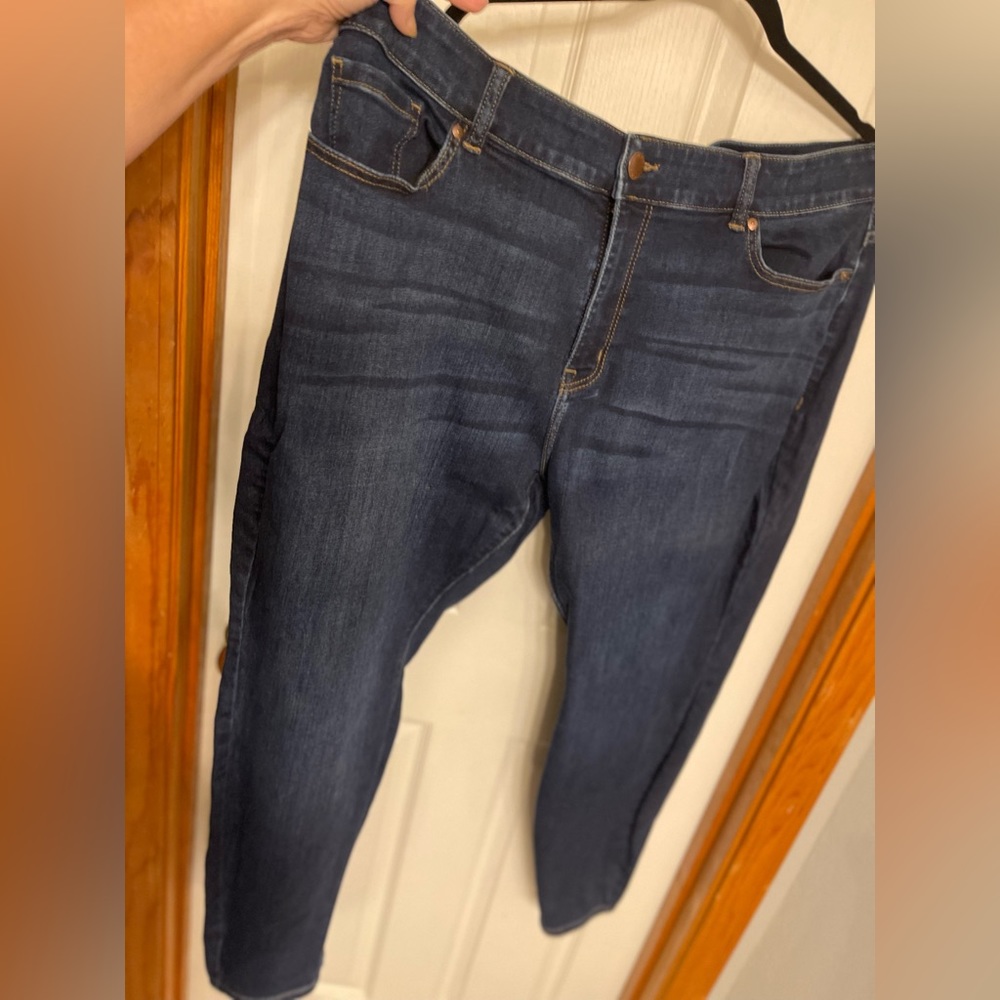 Lane Bryant jeans. Size 24 High rise skinny Jean magic waistband